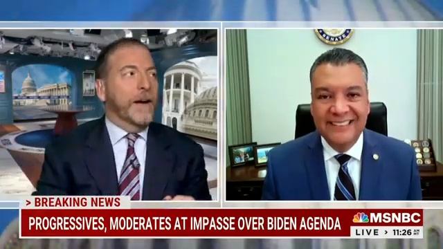 Sen. Alex Padilla | Meet The Press Daily with Chuck Todd | MSNBC | 9.29.21 смотреть онлайн