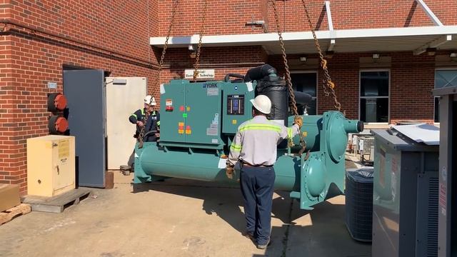 York YVWA VSD Screw Chiller Installation смотреть онлайн