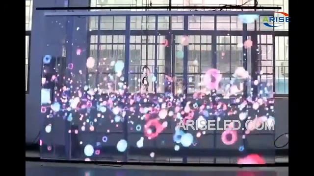 P3.91mm 1000X500mmTransparent Glass Led Tv Display Screen Panel Price , led advertising transparent смотреть онлайн