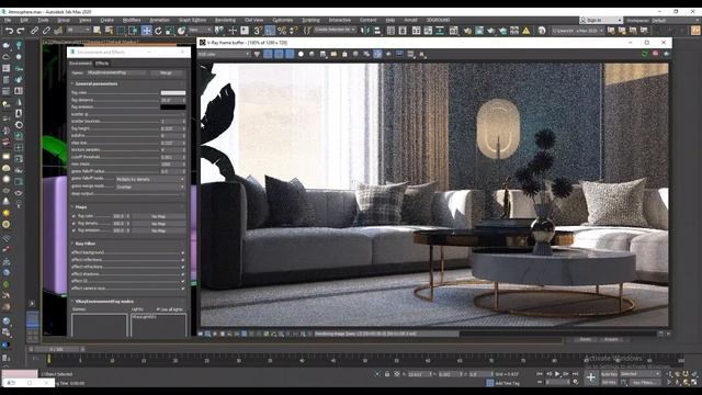 How to create Volume Light Effect using V-ray Environment Fog in 3ds max | God rays | V-ray tutoria смотреть онлайн