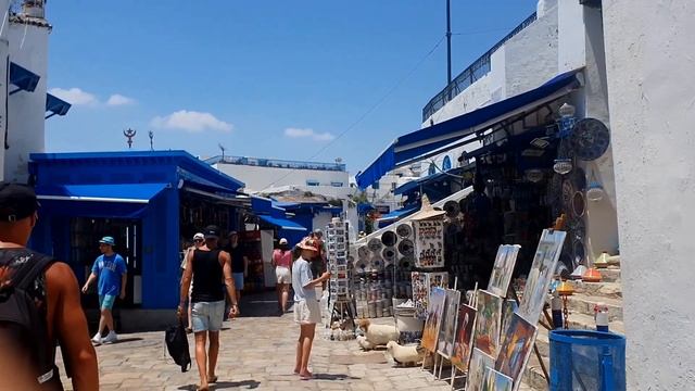 27. 06.Тунис 2023 год. Экскурсия в Карфаген. Город Сиди бу Саид. смотреть онлайн