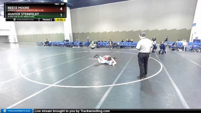 87 Lbs Cons. Round 3 - Hunter Steinfeldt, X-Factor Elite Wrestling Vs Reece Moore, Sussex Sabercat смотреть онлайн