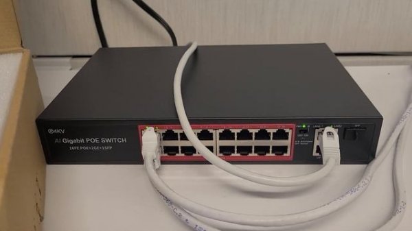 #POE 16 Port Gigabit Switch#