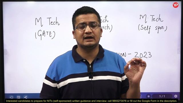 All doubts related to NIT's MTech, MTech (R) & Self sponsored admissions 2023 | written & Interview смотреть онлайн