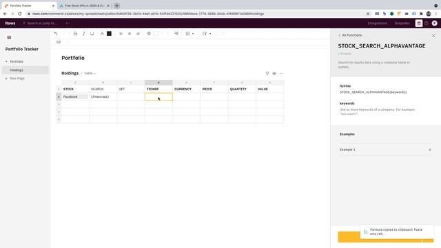 Create A Stock Portfolio Tracker With Rows: No-Code Tutorial смотреть онлайн