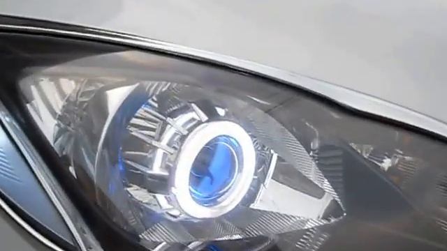 Mazda 2 ติดตั้ง Projector Transformer Xenon ตาสีฟ้าไฟวงแหวน 3 ชั้น смотреть онлайн