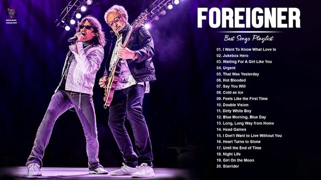 Foreigner Greatest Hits Full Album - Best Songs Of Foreigner Playlist 2021