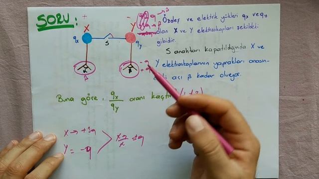 ELEKTROSTATİK SORU ÇÖZÜMÜ -2 FİZİK DERSİ смотреть онлайн