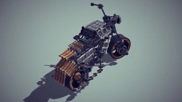 Besiege. Мотоцикл с гироскопом.