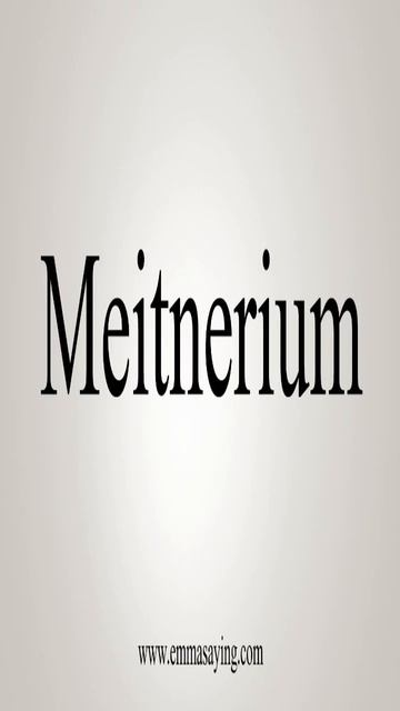 meitnerium