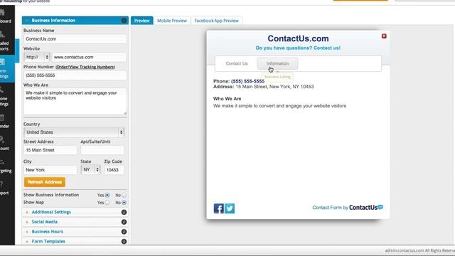 Adding Business Address to ContactUs Form смотреть онлайн