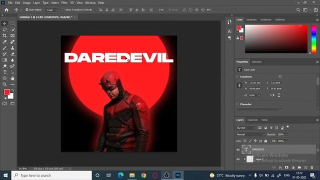 Daredevil retro style poster speedart | Photoshop Tutorial | RagedSnap смотреть онлайн