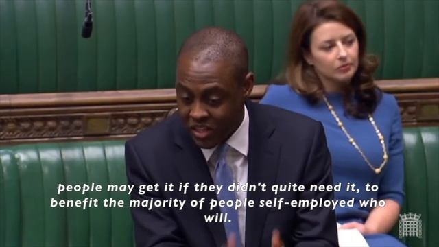 Bim Afolami asks the Chief Secretary to the Treasury about financial support for the self-employed. смотреть онлайн