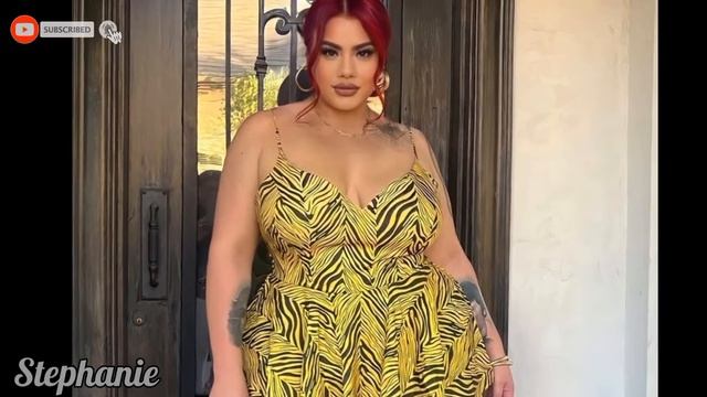 Stephanie American Model| Biography Wiki Lifestyle| Curvy Plus Size Model|#bublelens #instagramstar