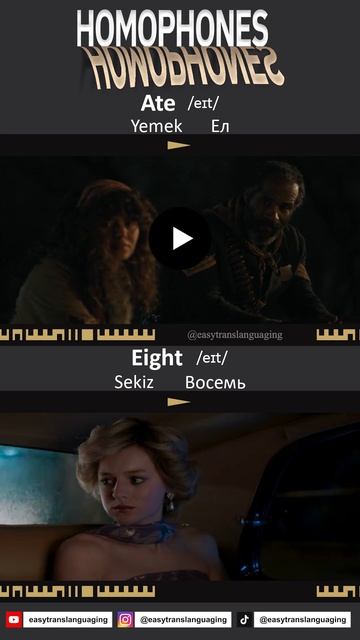 Homophones in English🤓 смотреть онлайн