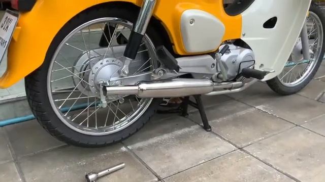 2021 Super Cub 110 Stainless steel pipe, Remove dB killer ( removable noise reduction ) смотреть онлайн