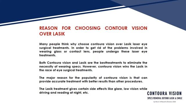 Contoura Vision Lasik- Contoura Vision