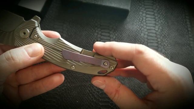 Eafengrow EF902 Titanium Folding Knife смотреть онлайн