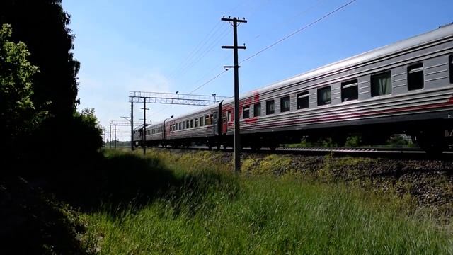 Тепловоз ТЭП70БС-269. Отправление. смотреть онлайн