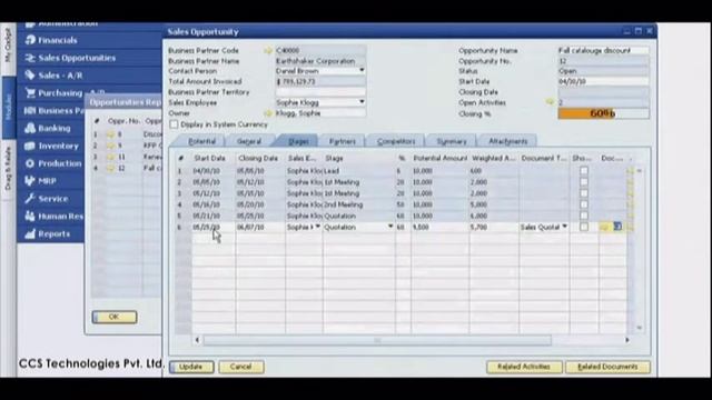 SAP Business One 8.8 CRM смотреть онлайн
