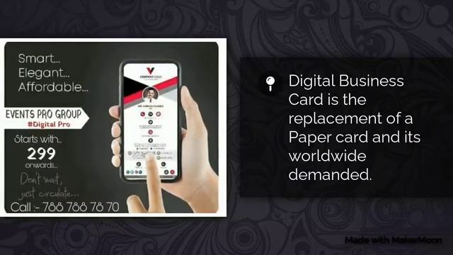 Digital Business Card with lot more features смотреть онлайн