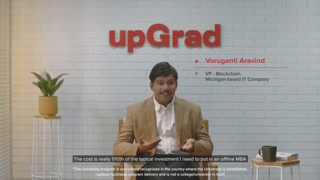 #upGradRealStories - ft. Voruganti Aravind | Liverpool Business School Global MBA смотреть онлайн