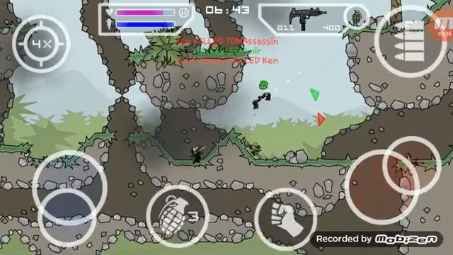 game play of mini militia !! how to yse a talwar !! смотреть онлайн