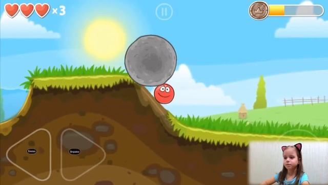 Несносный Красный Шар против чёрного квадрата Red Ball смотреть онлайн