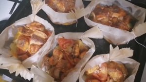 ЗАПЕЧЁННАЯ ФОРЕЛЬ В ПЕРГАМЕНТНЫХ ЛОДОЧКАХ / РЕЦЕПТ В ДОМАШНИХ УСЛОВИЯХ / ДВОР У РЕК