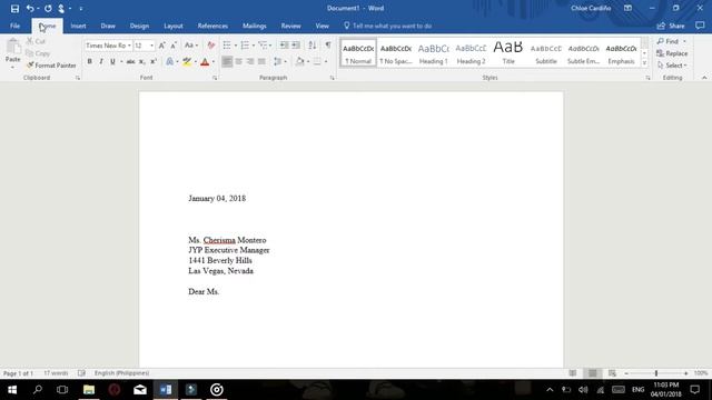 Business Letter смотреть онлайн