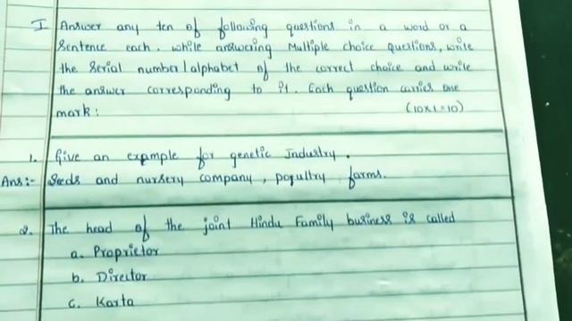 1 PUC BUSINESS STUDIES ONE MARK THEORY QUESTIONS AND ANSWERS SECTION A смотреть онлайн