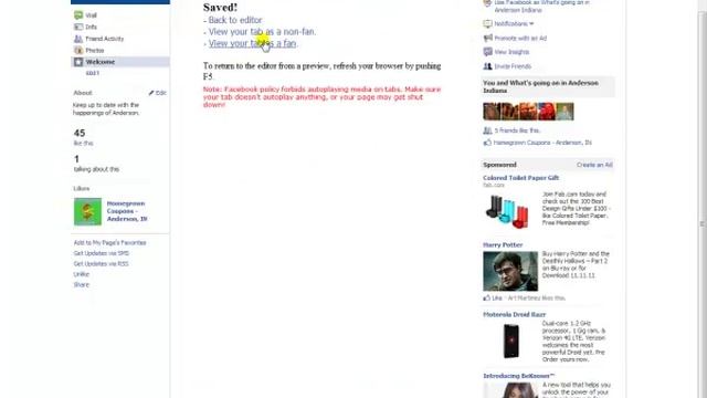 How To Make Static HTML Tabs On Facebook смотреть онлайн
