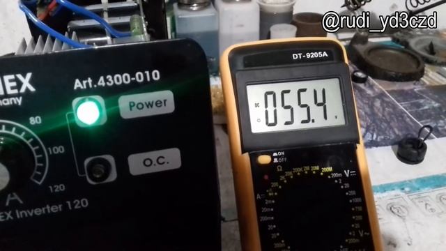 SERVICE INVERTER LAS PROHEX 120, IGBT SHORT DAN LAMPU OC NYALA...!!! смотреть онлайн