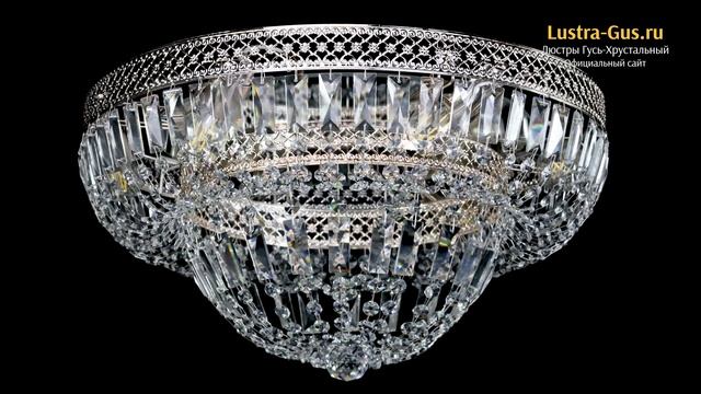Хрустальная люстра «Венеция Купол пластинка» - Гусь-Хрустальный завод смотреть онлайн