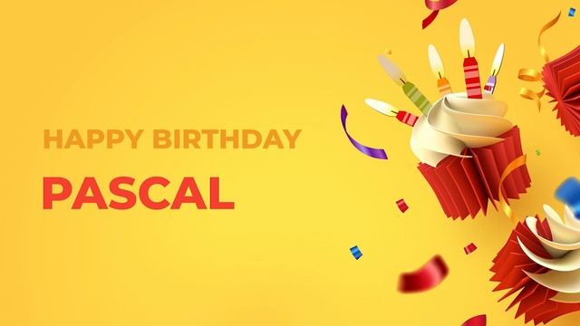 Happy Birthday Happy Birthday PASCAL ! - Happy Birthday Song made especially for You! 🥳 смотреть онлайн