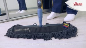 Как мыть пол мопом Свеп Про с точечной дезинфекцией на медицинских объектах