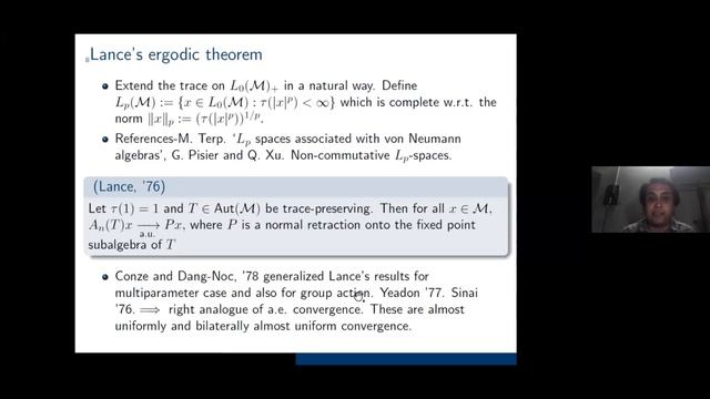 Maximal ergodic inequalities on non-commutative L_p-spaces || Dr. Samya Kumar Ray || WOTOA смотреть онлайн