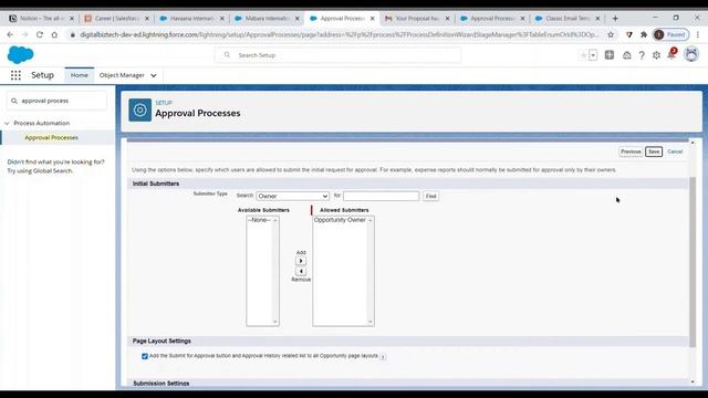 Salesforce Approval Process смотреть онлайн