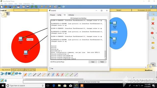 Vlan Configuration on Cisco switch смотреть онлайн