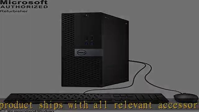 Dell Optiplex 7040 Business SFF Computer Small Tower PC (Intel Core i5-6500, 16GB Ram, 256GB SSD, D смотреть онлайн