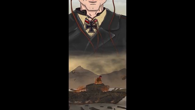 WW2 Animated poster - Africa tiger tank battle. смотреть онлайн