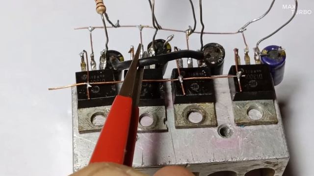 Make a 1.700watt peak powerful amplifier Tip41c Transistor Home made - Max Turbo смотреть онлайн
