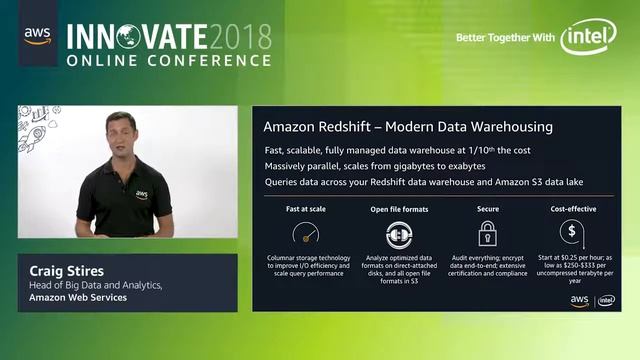 Build Business Outcomes with a Modern Data Architecture (Level 200) смотреть онлайн