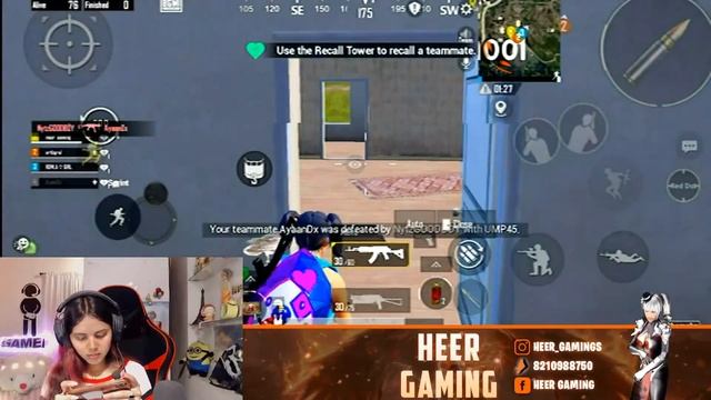 BGMI NEW SEASON WITH MY CUTO SUBS | BGMI LIVE WITH HEER #BGMI #FACECAM #heergaming смотреть онлайн