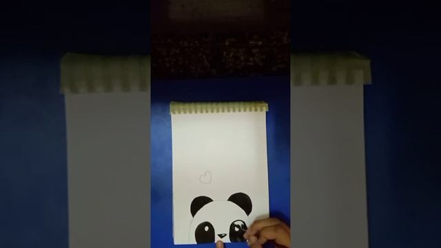 Easy panda 🐼 drawing for kids. poster colour. смотреть онлайн
