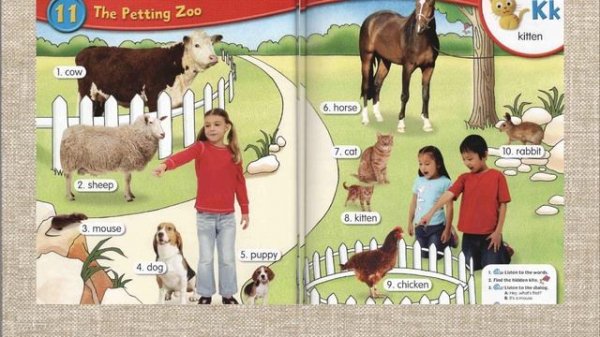 Longman's Picture Dictionary for Children - The Petting Zoo - Topic 11