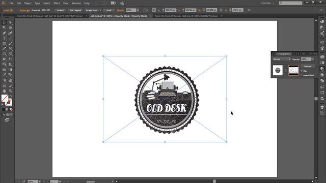 How to add texture in illustrator using transparency mask смотреть онлайн