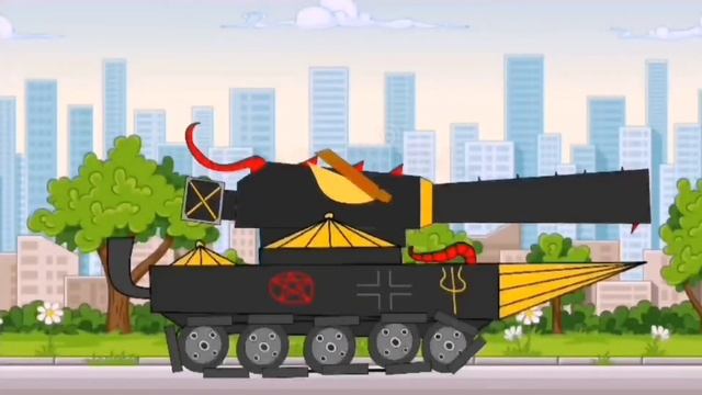 НЕФРИТОВЫЙ КВ-48 ПРОТИВ ЛЮЦИФЕРА | АНИМАЦИИ ПРО ТАНКИ | GranatAnimationsHD смотреть онлайн