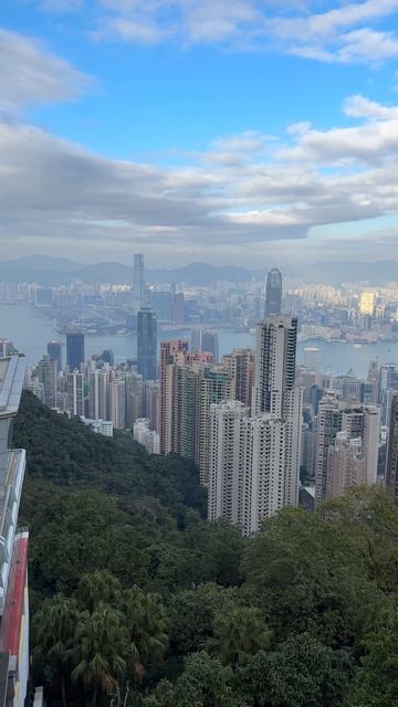 Вид на Гонконг с пика Виктории смотреть онлайн