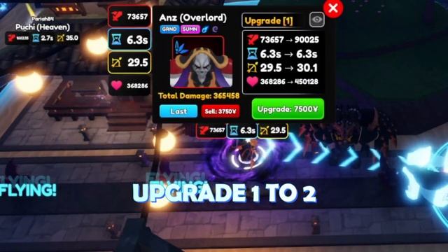 HOW TO GET AND EVOLVE NEW SECRET ANZ/AINZ! OVERLORD UPDATE! ANIME ADVENTURES! смотреть онлайн